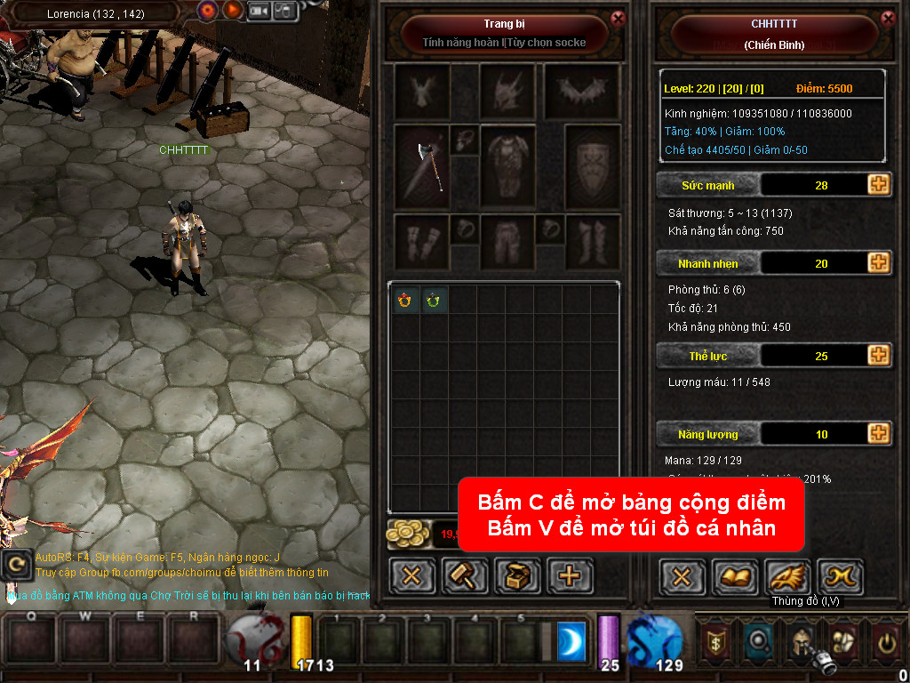 Chức năng chính của Game MU Uy Long